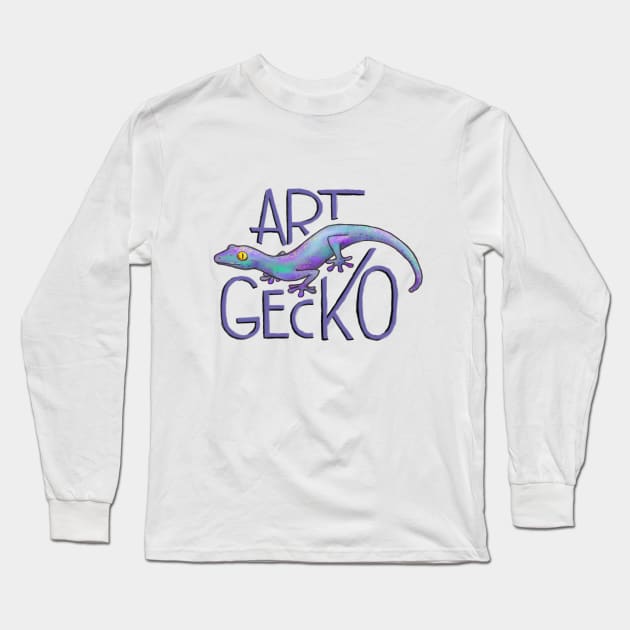 Art Gecko Long Sleeve T-Shirt by Manicdoodler